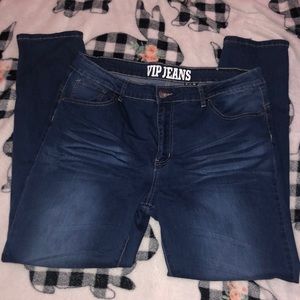 High rise skinny jeans